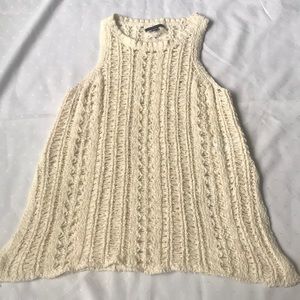Vintage American Eagle Crochet High Neck Tank Top